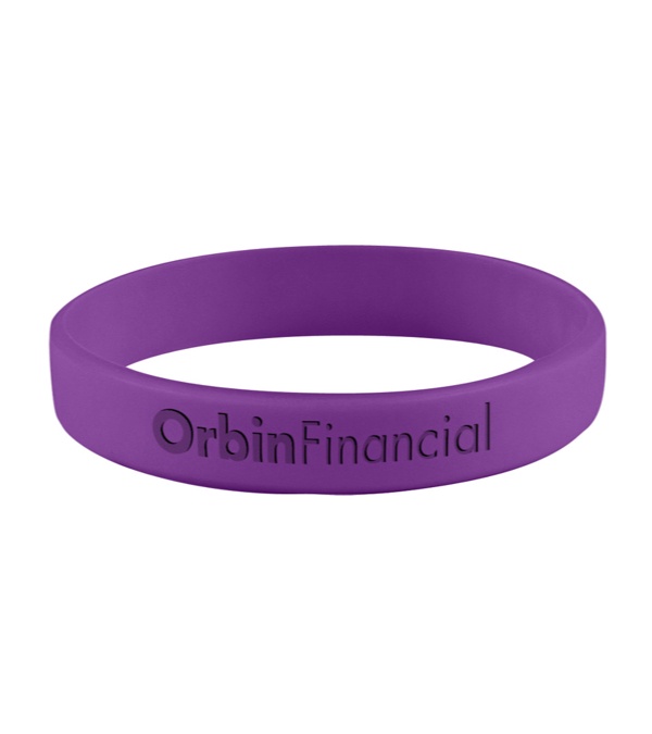 Customized Single Color Silicone Bracelet
