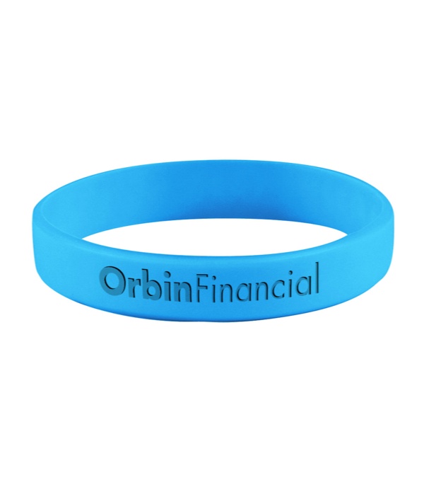 Customized Single Color Silicone Bracelet