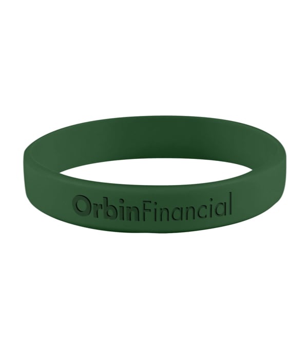 Customized Single Color Silicone Bracelet