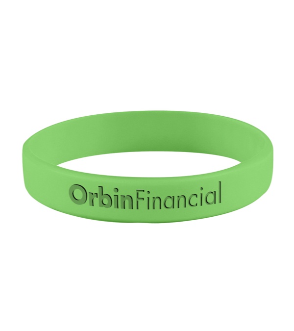 Customized Single Color Silicone Bracelet