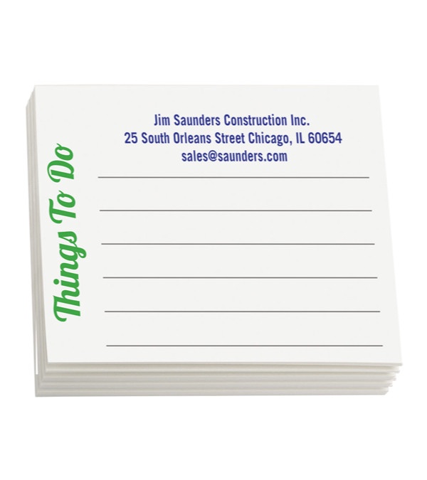 Sticky Note Pads - Things to Do 4&quot; x 3&quot; (25 sheets)