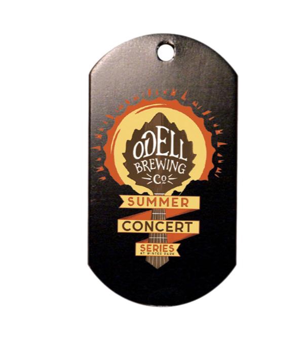 Metal Dog Tag with 23.5&quot; Chain - Full Color Imprint
