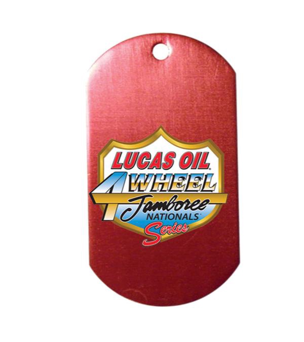 Metal Dog Tag with 23.5&quot; Chain - Full Color Imprint