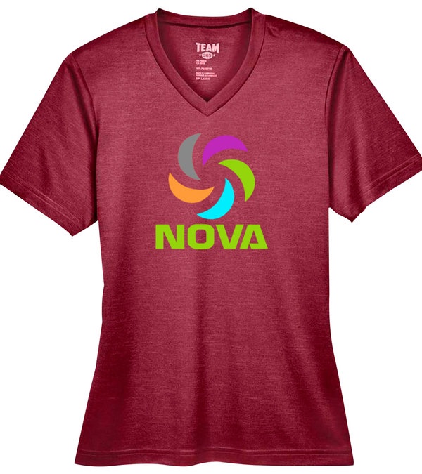 Team 365® Ladies Sonic Heather Performance T-Shirt