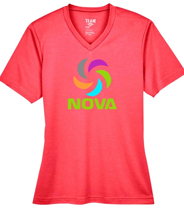Team 365® Ladies Sonic Heather Performance T-Shirt
