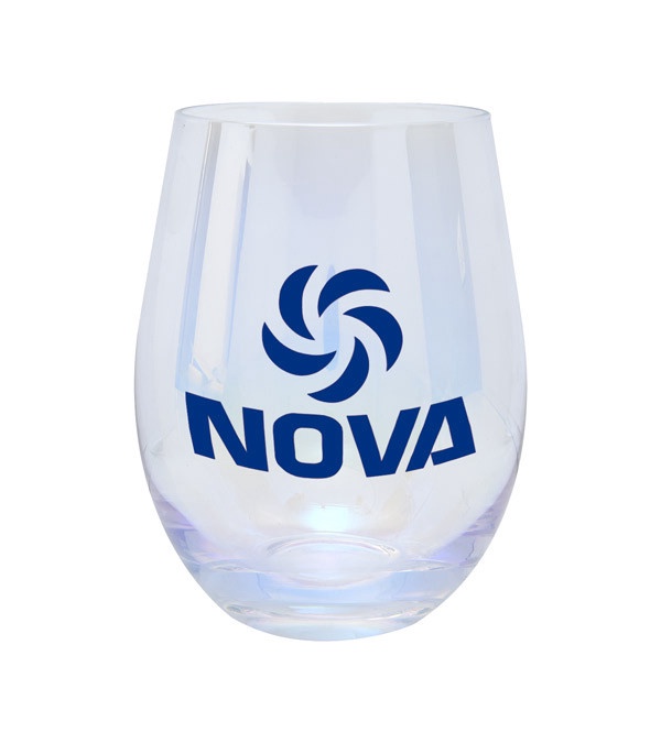 17 oz. Iridescent Jeray Stemless Wine Glass