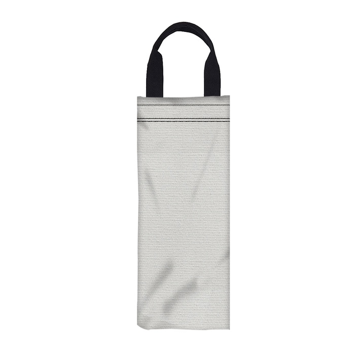 6" W X 16" H Canvas Wine Bag