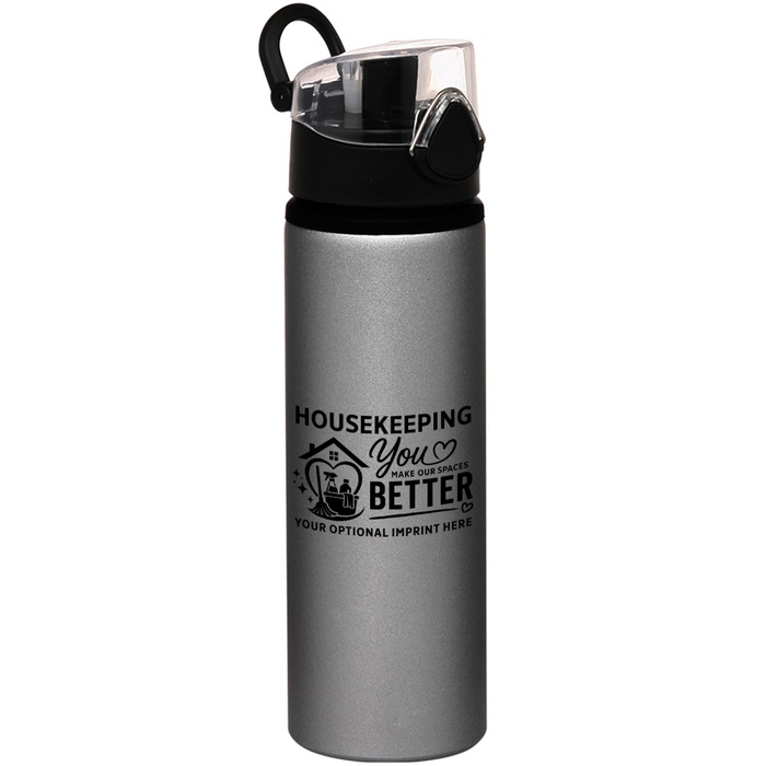 Housekeeping Aluminum Bottle (personalization available)