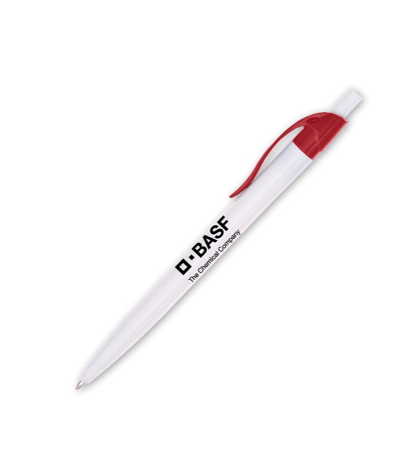Nico White Barrel Pen
