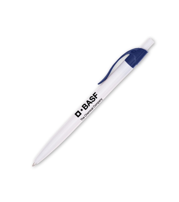 Nico White Barrel Pen
