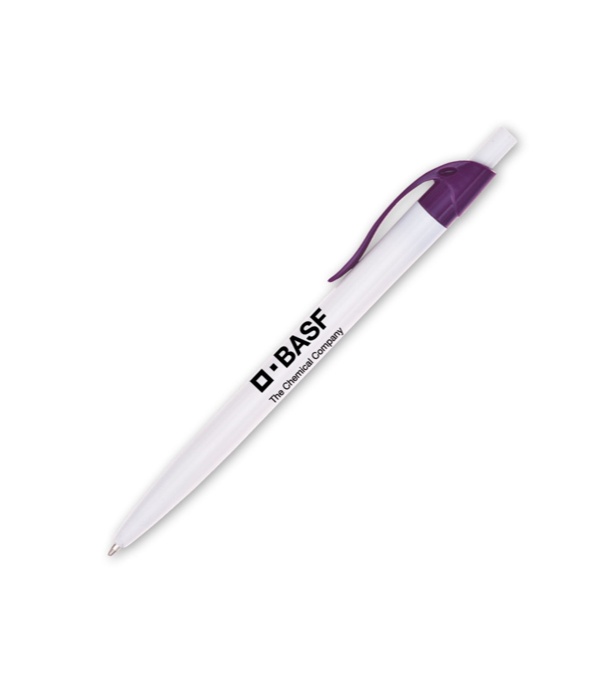 Nico White Barrel Pen