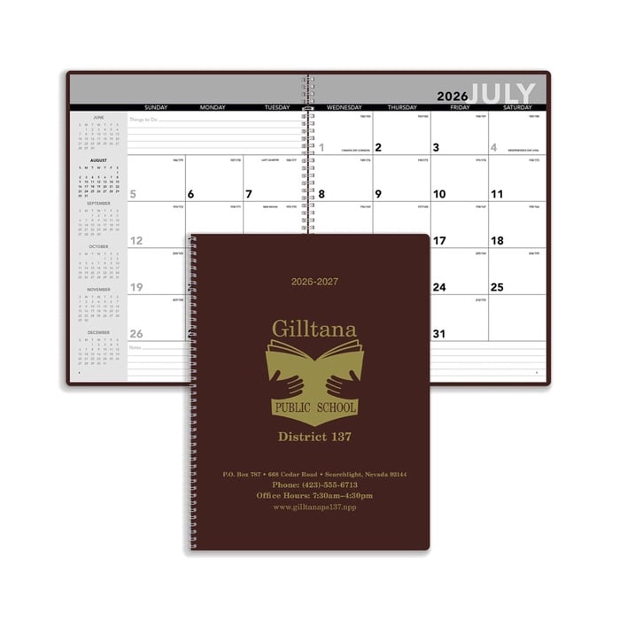 Academic Monthly Planner - 2027