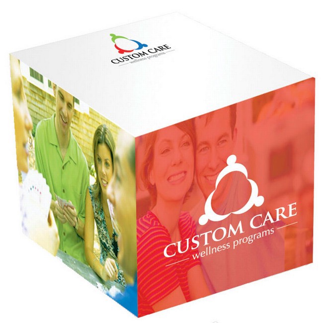 Custom 2-3/8" x 2-3/8" x 2-3/8" Adhesive Cubes