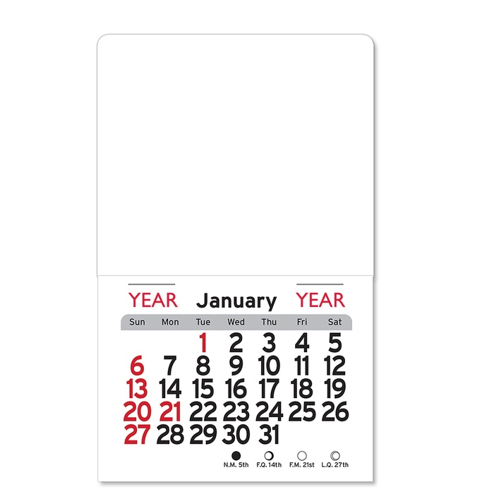 Adhesive Peel-N-Stick Square 2026 Promotional Calendars