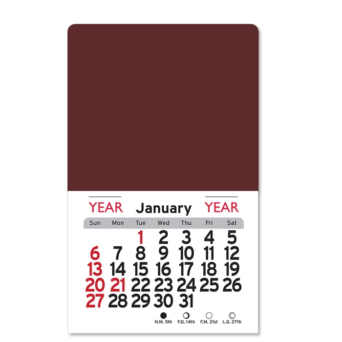Adhesive Peel-N-Stick Square 2026 Promotional Calendars