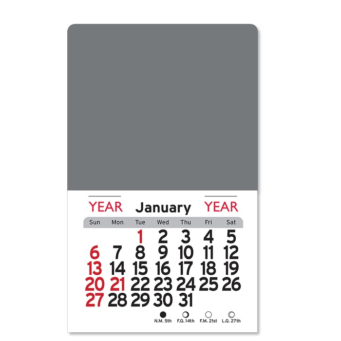 Adhesive Peel-N-Stick Square 2026 Promotional Calendars