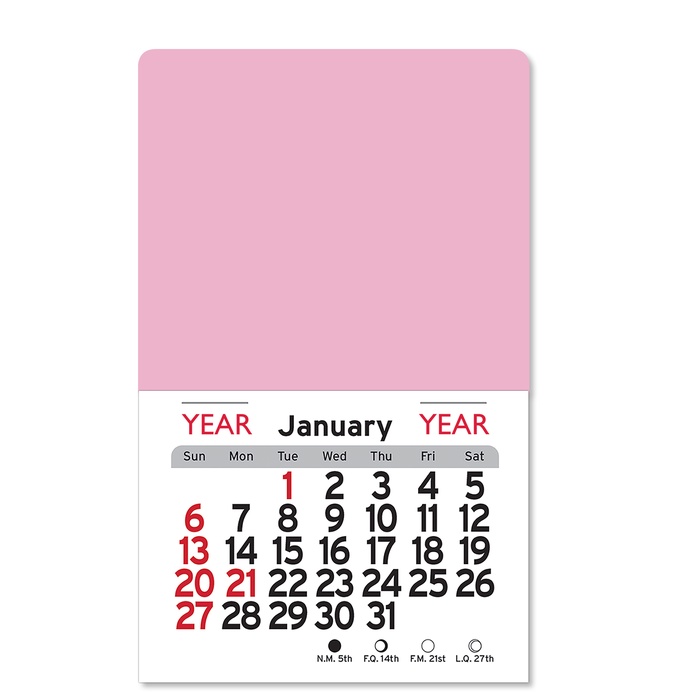 Adhesive Peel-N-Stick Square 2026 Promotional Calendars