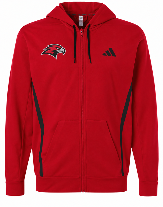 adidas Men's Game & Go Fleece Full-Zip Hooded Sweatshirt