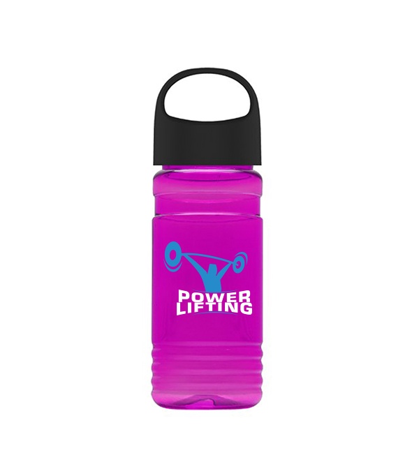 20 oz. UpCycle rPET Bottle Oval Crest Lid