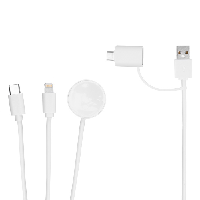 3' Multi-Charging Cable With Watch Dock