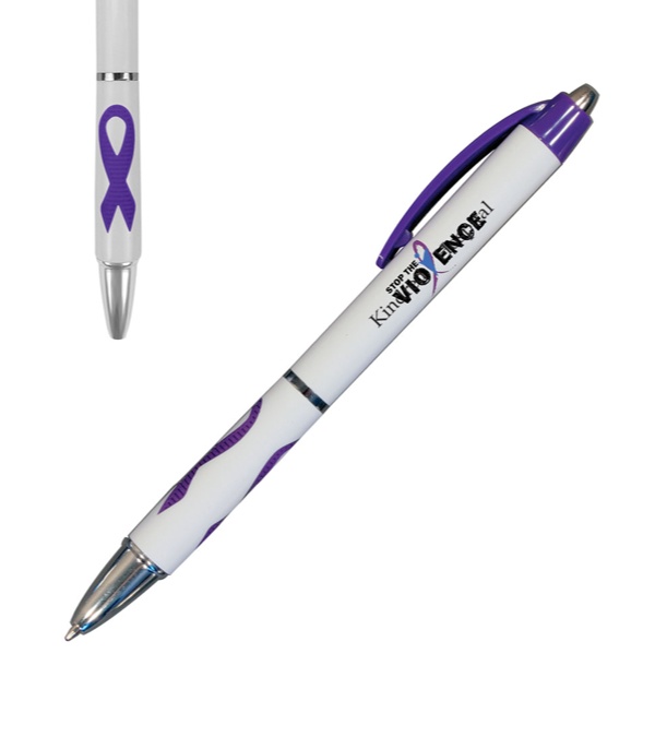 Awareness Custom Grip Pen - Full Color Imprint