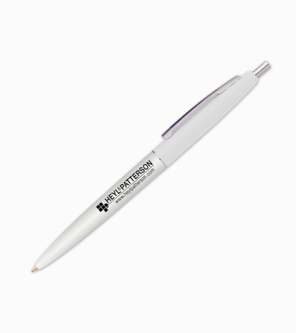 Clic White Chrome Pen