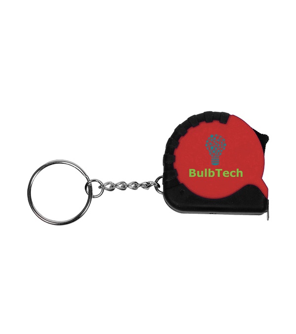 Mini Grip Tape Measure Key Chain 3.25'