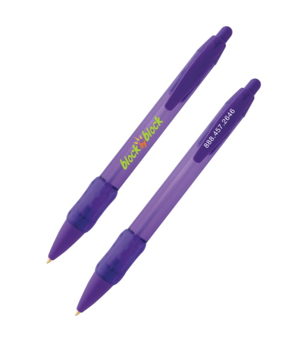 WideBody Clear Grip Pen