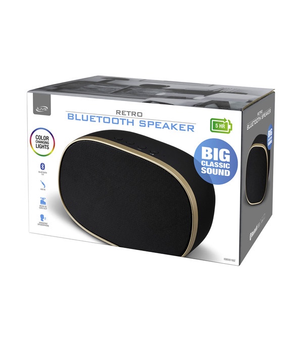 iLive Retro Wireless Bluetooth Speaker