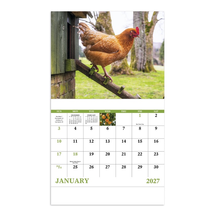 Agriculture Wall Calendar - 2027