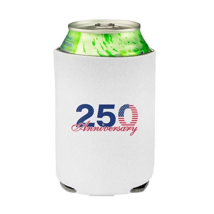 America 250th Anniversary Can Cooler (with optional personalization)