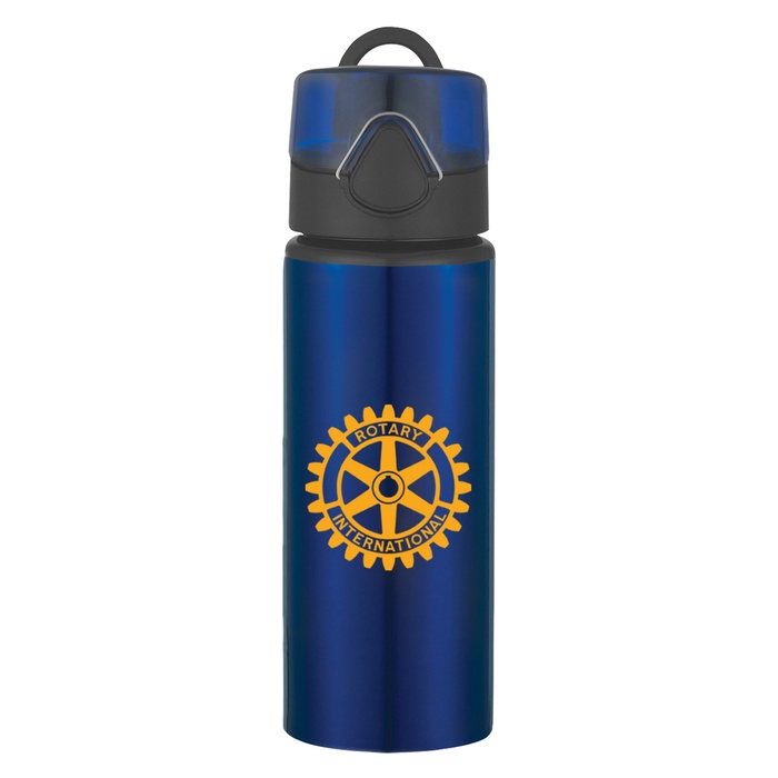 25 oz. Custom Aluminum Sports Bottle with Flip Top Lid