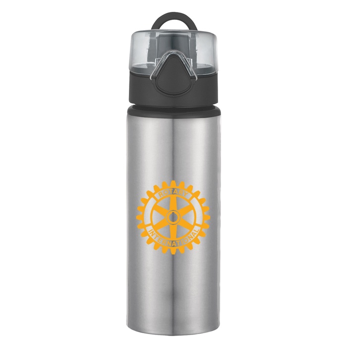 25 oz. Custom Aluminum Sports Bottle with Flip Top Lid