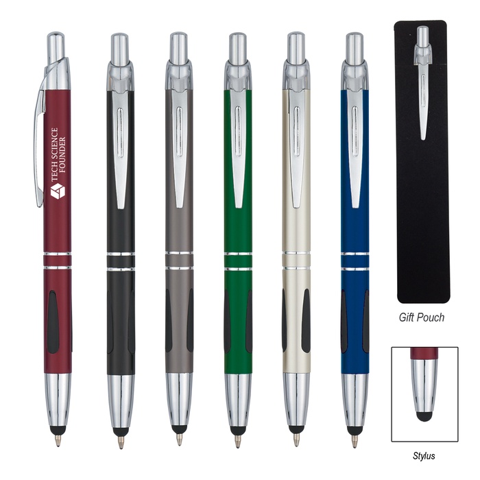 Personalized Aluminum Pen With Stylus
