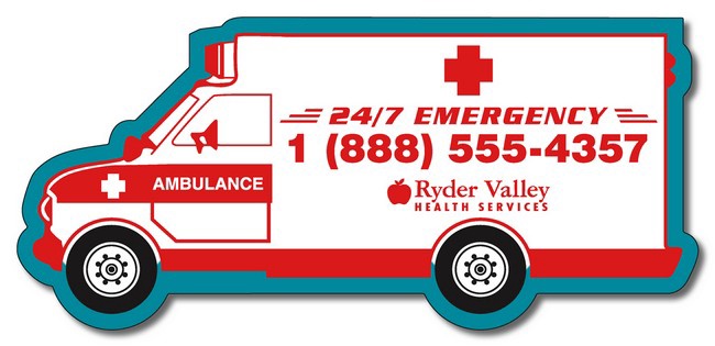 Imprinted Ambulance Magnets