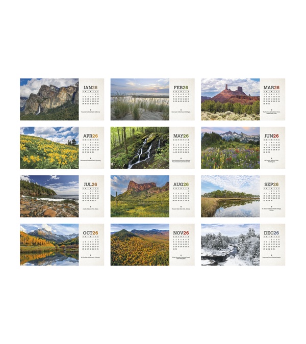 American Splendor Desk Calendar 2026