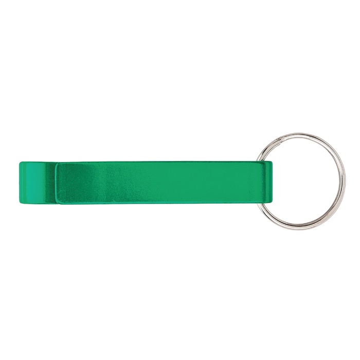 Anodized Aluminum Bottle Opener Keyring with Logo