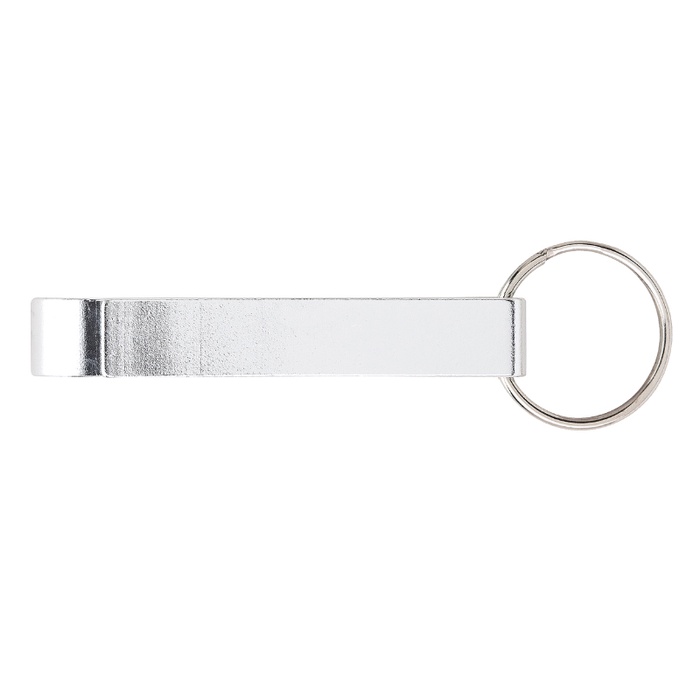 Anodized Aluminum Bottle Opener Keyring with Logo