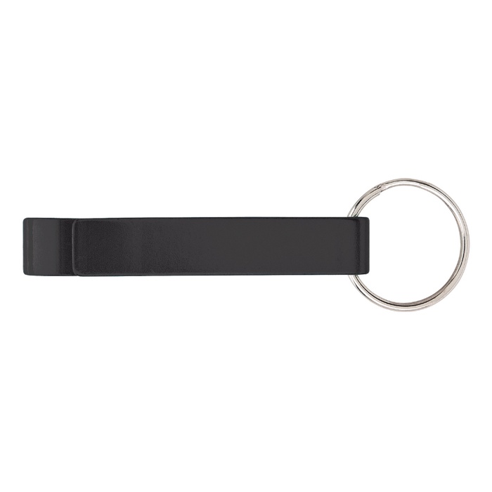 Anodized Aluminum Bottle Opener Keyring with Logo
