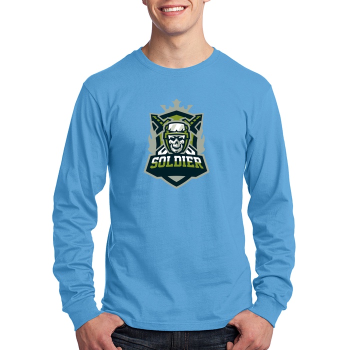 Port & Company Long Sleeve Cotton T-Shirts
