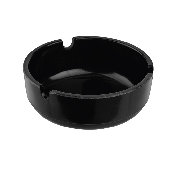 Durable Plastic Heatproof Ashtray w/ 3 Grooves