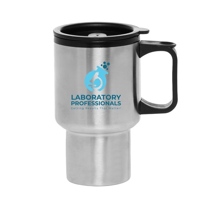 Lab Professionals Stainless Steel Travel Mug (personalization available)