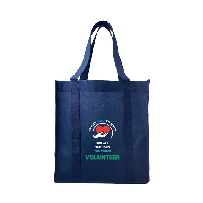 Volunteer Appreciation Grocery Tote (personalization available)