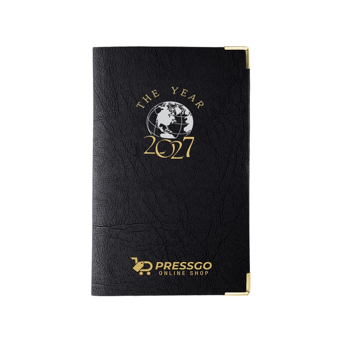 Aurora Gold & Silver Pocket Pal Calendar - 2027