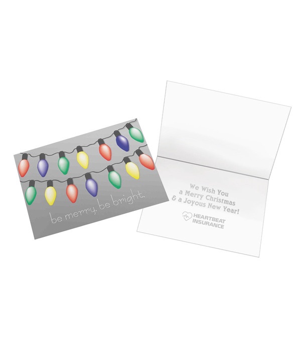 Classic Festive Lights Holiday Card