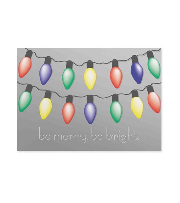 Classic Festive Lights Holiday Card