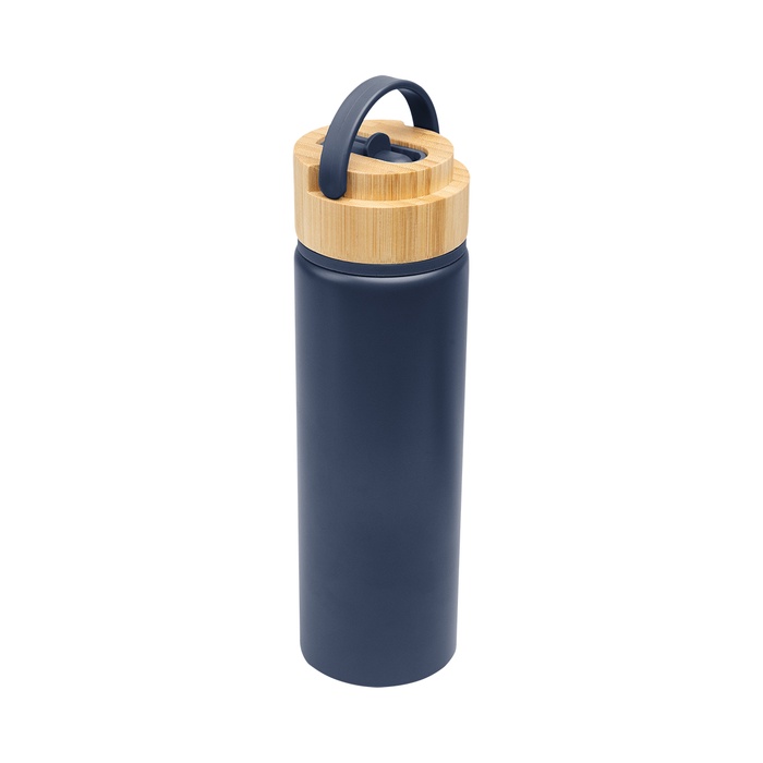 27 Oz. Ellis Recycled Aluminum Bottle With Bamboo Lid