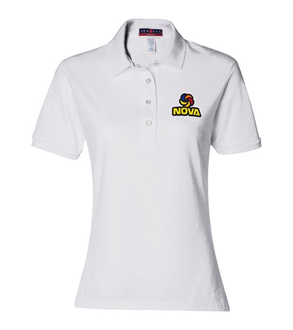 Jerzees® Ladies' 5.6 oz. SpotShield Jersey Polo - Embroidered