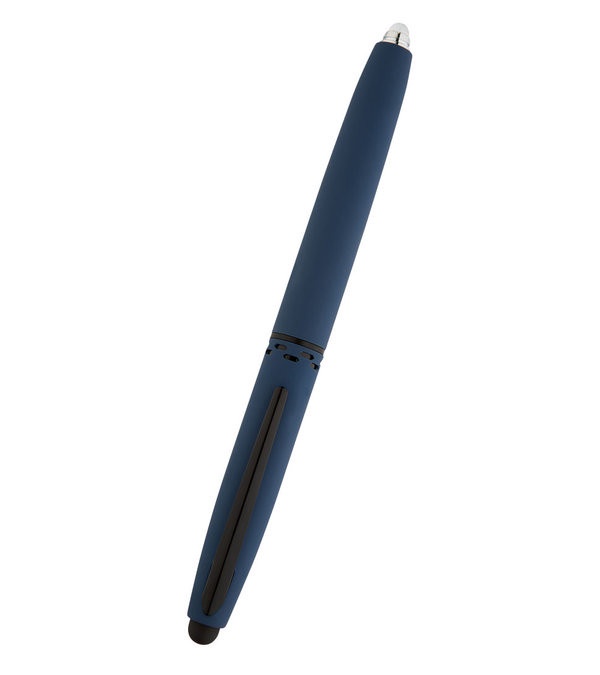 Keeper Soft Touch Triple Function Pen with Light & Stylus -Full Color
