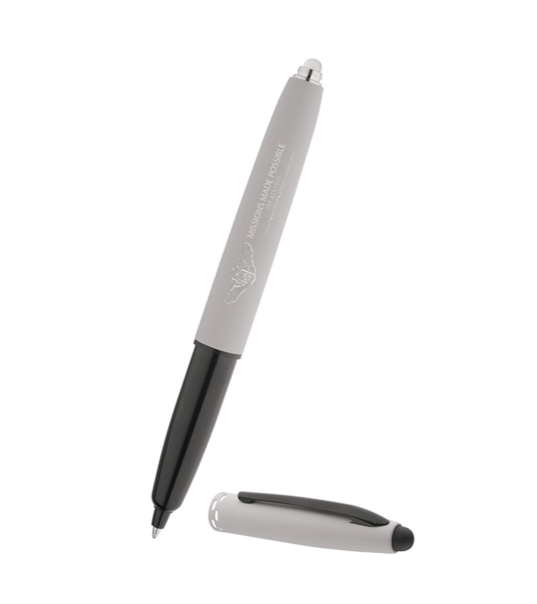 Keeper Soft Touch Triple Function Pen with Light & Stylus